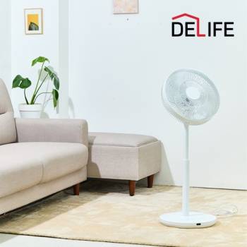 [디라이프] 에어 스탭 풋터치 디라이프 선풍기 (리모컨 포함) DLA-FT100C