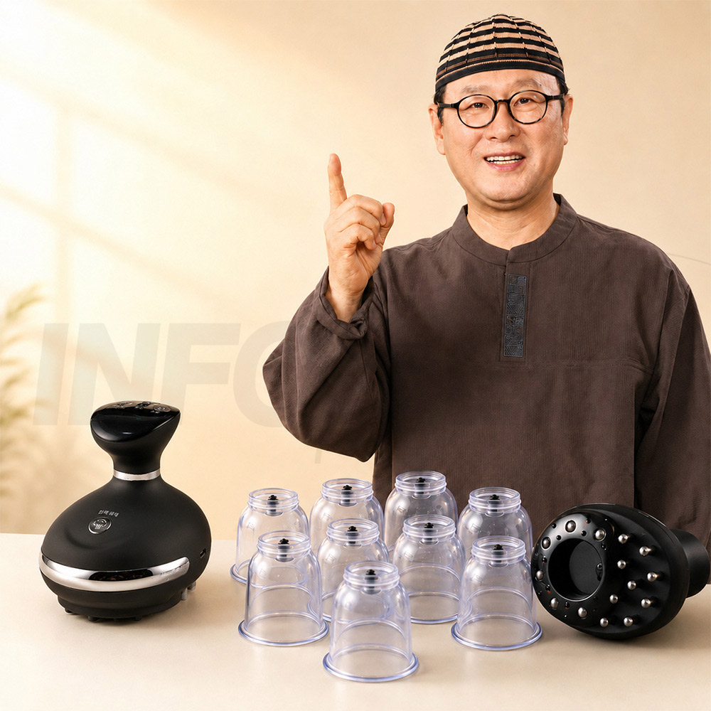 [진공] 김오곤 원장 핫풀려 365 목 어깨 허리 종아리 무선 온열 저주파 마사지기